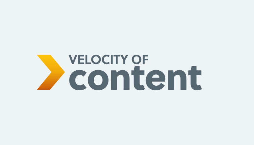 CCC's Velocity of Content blog logo artwork